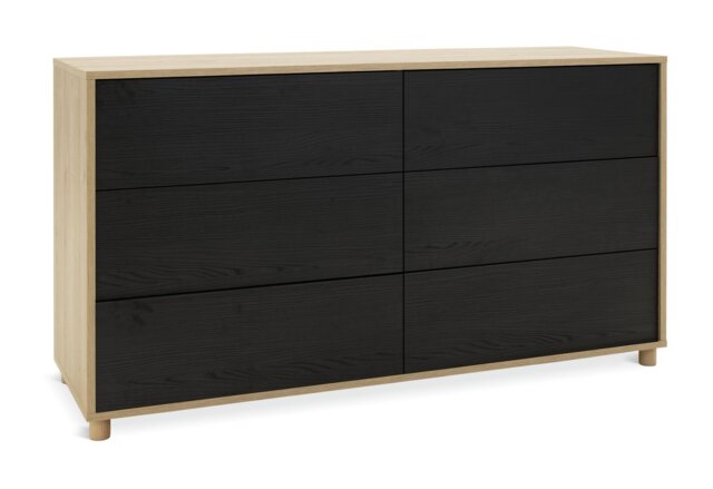 Habitat Koda 6 Drawer Chest - Black