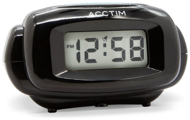Acctim Aura LCD Alarm Clock - Black - image 1