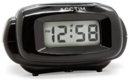Acctim Aura LCD Alarm Clock - Black - thumbnail 1