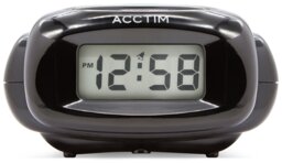 Acctim Aura LCD Alarm Clock - Black - thumbnail 2