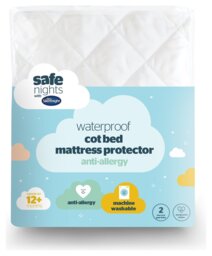 Silentnight Quilted Waterproof Mattress Protector - Toddler - thumbnail 1