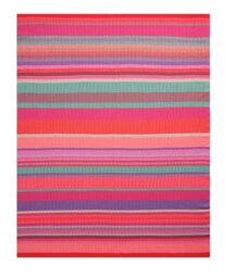 Margo Selby Buster Knitted Throw - Red - 150x125cm - thumbnail 2