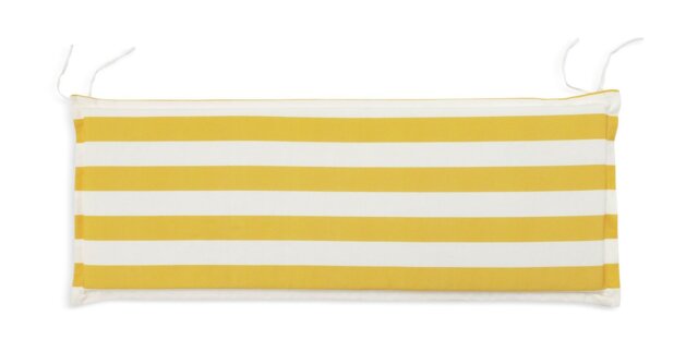 Habitat Stripe Garden Bench Cushion - Yellow - image 1