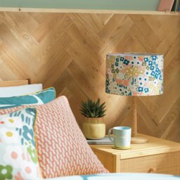 Habitat x Scion Blue Meadow Lampshade - 30cm - thumbnail 2