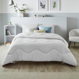 Night Lark Cloud Linen Print Coverless Duvet - Single - thumbnail 1