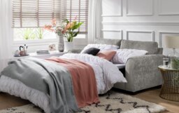 Argos Home Taylor Fabric Sofa Bed - Mink - thumbnail 2