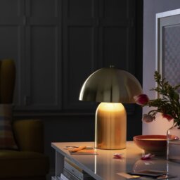 Habitat Mushroom Steel Table Lamp - Brass - thumbnail 2