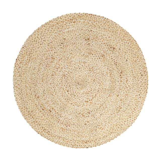 Habitat Braided Round Natural Jute Flatweave Rug - 120cm - image 1