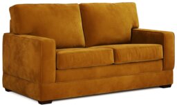 Jay-Be Urban Velvet 2 Seater Sofa Bed - Gold - thumbnail 1