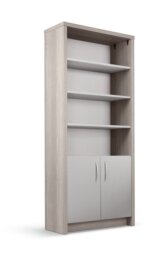 Argos Home Venice 3 Shelf Display Cabinet - Grey - thumbnail 2