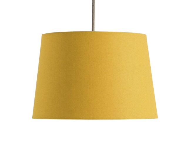 Habitat Mustard Textured Easy Fit Lampshade - 30cm - image 1