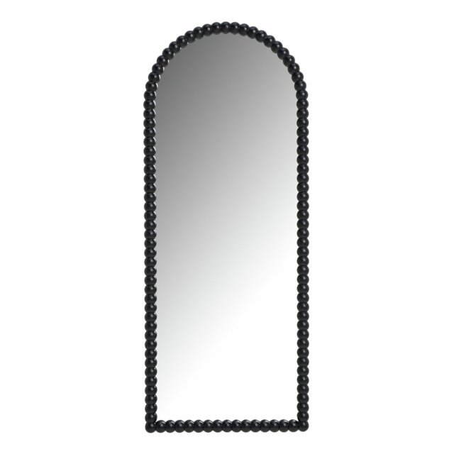 Habitat Black Bobble Wooden Arch Full Length Mirror-150x60cm - image 1