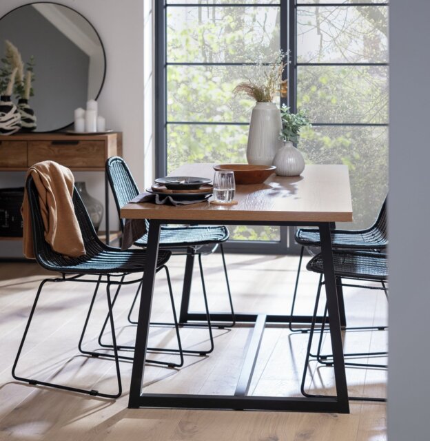Habitat Nomad 160cm Dining Table - Natural - image 1