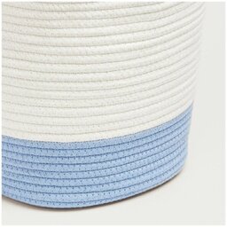 Great Little Trading Company Rope Storage Basket - Blue - thumbnail 2