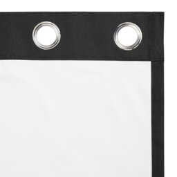 Habitat Blackout Eyelet Curtains - Black - 168x229cm - thumbnail 2