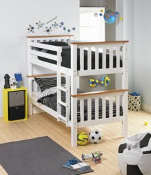 Habitat Heavy Duty Detachable Bunk & 2 Mattresses - Two Tone - thumbnail 2