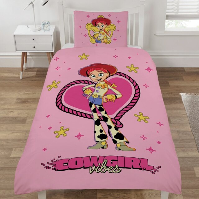 Disney Toy Story 5 Kids Jessie Pink Bedding Set - Single - image 1