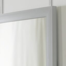 Home Essentials Grey Full Length Over the Door Mirror - thumbnail 2