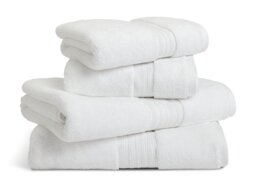 Habitat Egyptian Cotton 4 Piece Towel Bale - White - thumbnail 1