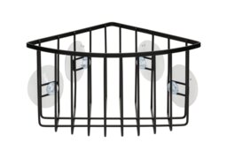 Argos Home Corner Shower Storage Basket - Black