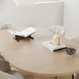 Furniture To Go A Line Round Table Extension Leaf -Light Oak - thumbnail 1