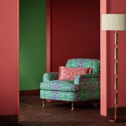 Habitat x Morris & Co. Merton Blackthorn Fabric Armchair - thumbnail 1
