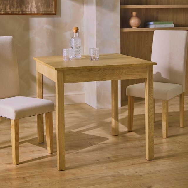 Argos Home Sendi Extend Wood 2 - 4 Seater Dining Table - Natural - image 1