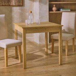 Argos Home Sendi Extend Wood 2 - 4 Seater Dining Table - Natural - thumbnail 1