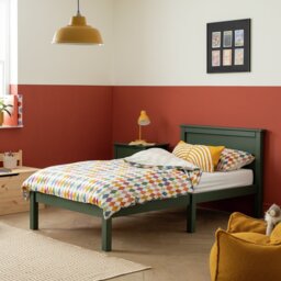 Habitat Brooklyn Single Bed Frame - Green - thumbnail 1