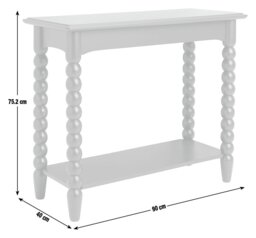 Habitat Blaire Bobbin Console Table - Navy - thumbnail 2