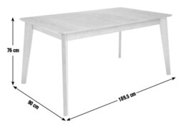 Habitat Callan Extending Wood Veneer 4-6 Seater Dining Table - thumbnail 2
