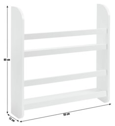 Habitat Kids Scandinavia Wall Mounted Mini Shelf - White - thumbnail 2
