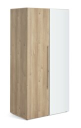 Habitat Atlas 2 Door Mirror Wardrobe - Oak - thumbnail 1