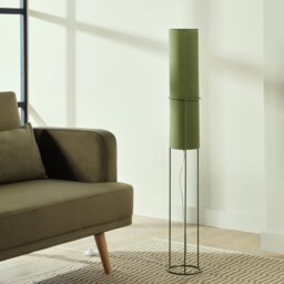 Argos Home Metal Column Floor Lamp - Green - thumbnail 2