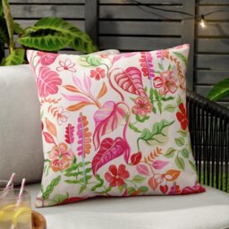 Furn Tropical Bloom Natural Outdoor Cushion - thumbnail 1