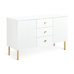 Argos Home Kyler 2 Door 3 Drawer Sideboard - White - thumbnail 1
