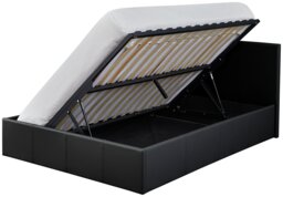 Argos Home Lavendon Small Double Side Open Ottoman Bed-Black - thumbnail 2