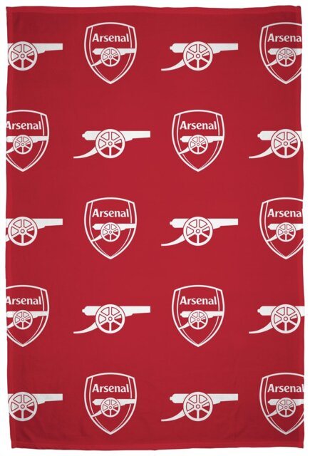 Arsenal FC Fleece Throw - Red - 100x150cm - image 1