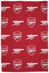 Arsenal FC Fleece Throw - Red - 100x150cm - thumbnail 1