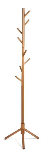 Habitat Wooden Coat Stand - Natural - image 1