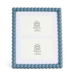 """Habitat Bobble Multi Photo Blue Wooden Picture Frame - 4x6""""""" - thumbnail 2