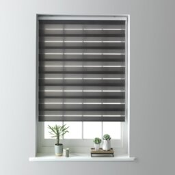 Habitat Day and Night Grey Roller Blind - 150cm - thumbnail 1