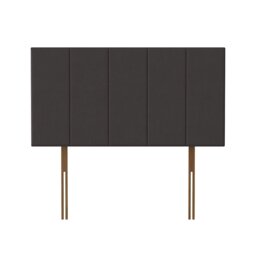 Silentnight Brescia Woven Superking Headboard- Charcoal - thumbnail 1