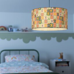 Habitat Floral Print Easy Fit Lampshade - 25cm - thumbnail 2