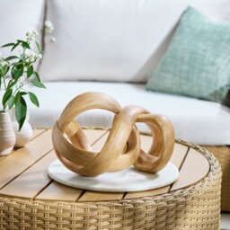 Habitat Wooden Effect Knot Ornament - thumbnail 1