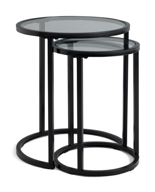 Argos Home Boutique Nest of 2 Tables - Black - image 1