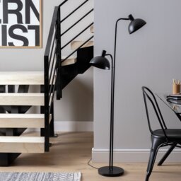 Argos Home Spun Adjustable Multihead Floor Lamp - Black - thumbnail 1