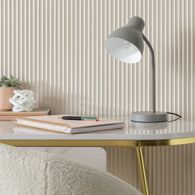 Argos Home Desk Lamp - Flint Grey - image 1