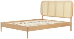 Birlea Elina Double Wooden Bed Frame - Oak - thumbnail 2