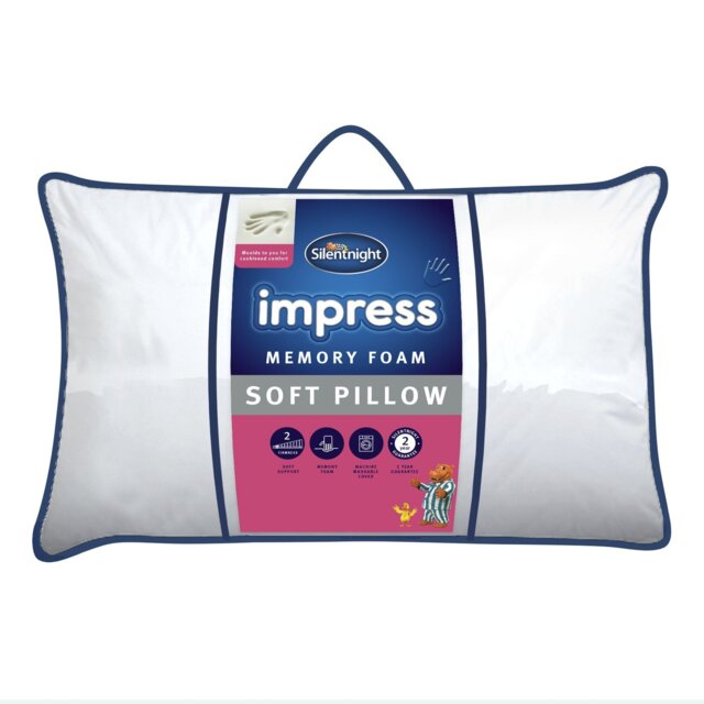 Silentnight Impress Memory Foam Soft Pillow - image 1